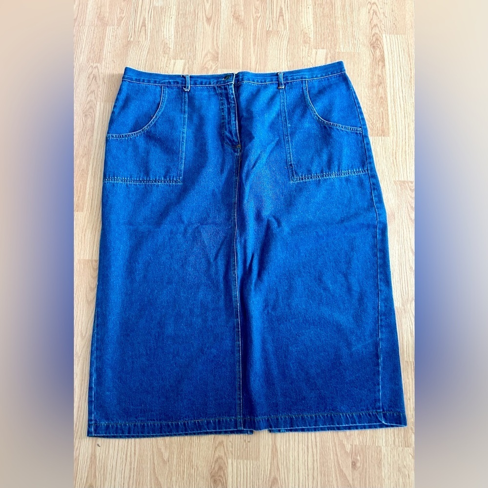 Simply blues jean skirt woman size 28 denium